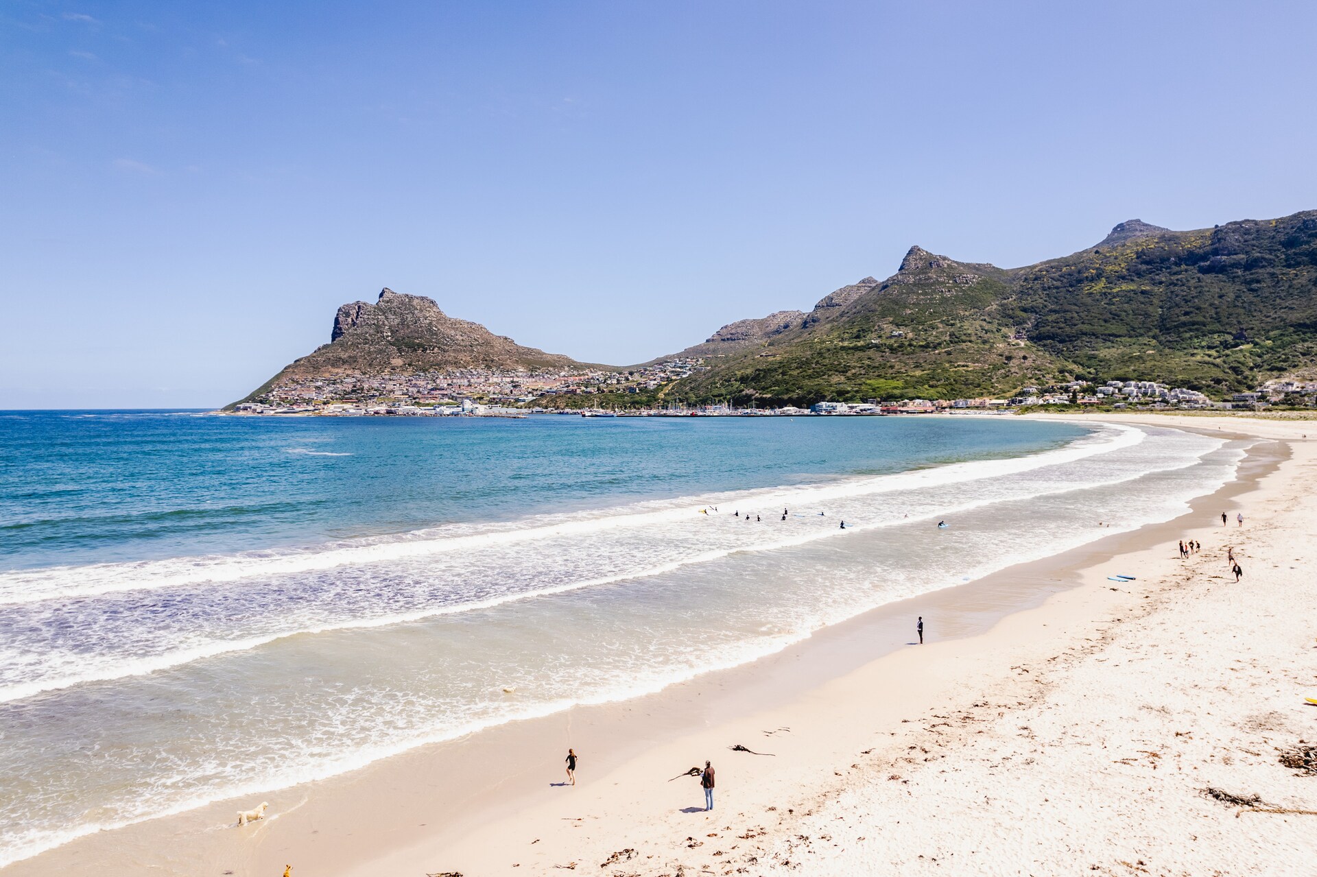 Hout Bay beach and the Sentinel, near Beachfront Hout Bay Retreat